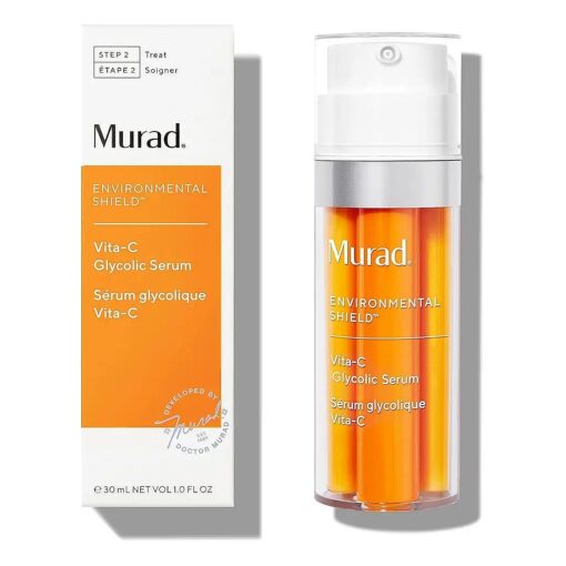 Murad Vita-C Glycolic Serum - Environmental Shield Skin Brightening Vitamin C Face Serum - Treatment Backed by Science