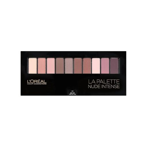 L'Oreal Paris Makeup Colour Riche Eye 'La Palette Nude ' Eye Shadow Palette with Brush, 112 Nude Intense, 0.62 oz .