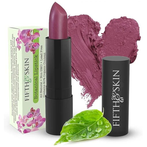 BOTANICAL Lipstick ( RHUBARB ) | Made in USA | Vegan | Natural | Organic | Cruelty Free | Paraben Free | NO Lead | Moisturizing Color that 's Good for your Lips !