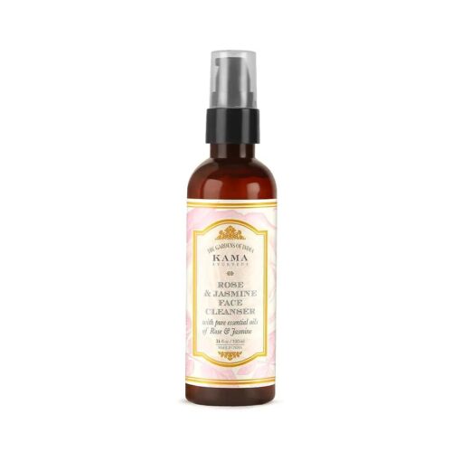 Kama Ayurveda Rose and Jasmine Face Cleanser with the Pure Essential Oils of Rose and Jasmine, 100ml