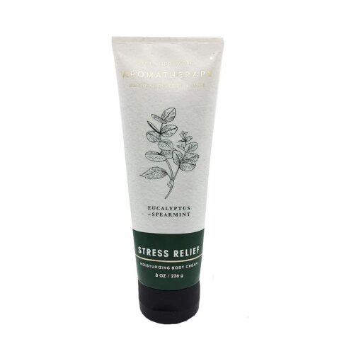 Bath & Body Works Aromatherapy Stress Relief Eucalyptus Spearmint Body Cream 8 Ounce