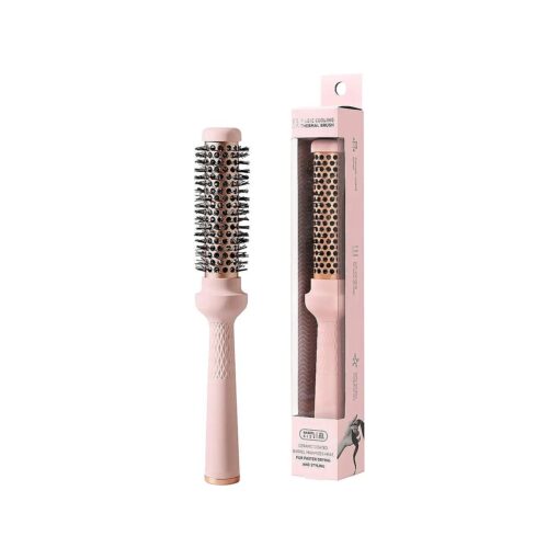 Magic Curling Thermal Brush ( 1 Inch ), Cut Drying Time, Self-Standing Round Brush, Great Blowout, Ceramic Coated Barrel, Quick Styling Brush, Blowout Volume, Ionic Thermal Barrel, Volumizer, Styler