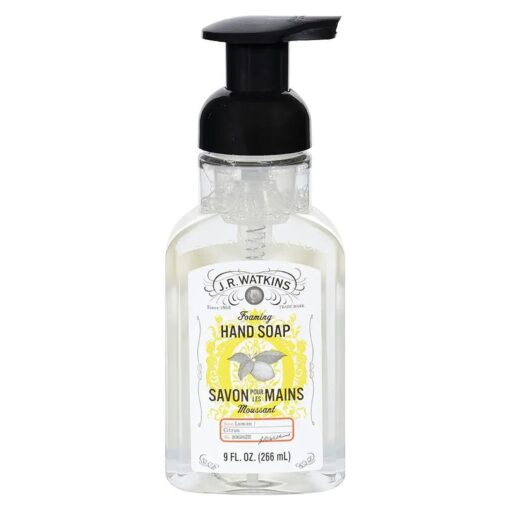 J.R. Watkins Lemon Scent Foam Hand Soap 9