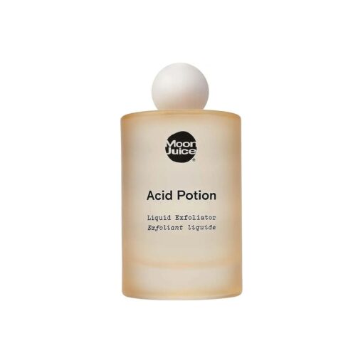 Moon Juice Acid Potion AHA and BHA Liquid Exfoliator | Chemical Skin Exfoliant to Resurface, Unclog & Balance | 25 % AHA BHA Complex, Niacinamide & Reishi | Vegan, Cruelty-Free | 100ml ( 3.3 fl oz )