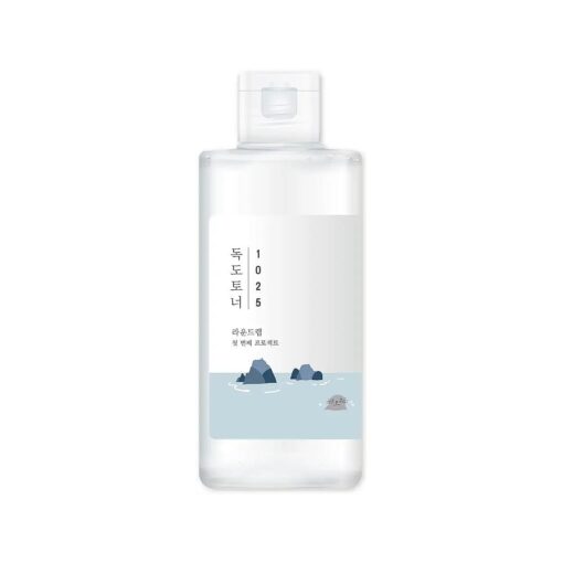 ROUND LAB Dokdo Toner | Exfoliate Dead Skin Cells, Replenish Skin with Long Lasting Moisture, Hydrating, Watery Type Toner ( 6.76fl.oz )