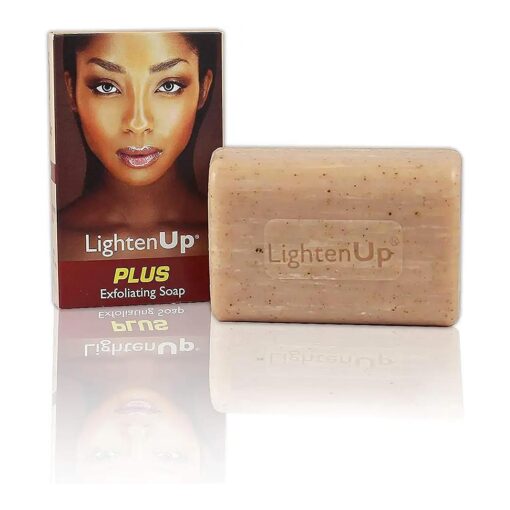 OMIC LightenUp, Exfoliating Soap - 200g / 7fl oz - Skin Brightening Soap, Cleansing Bar, Formulated to Fade Dark Spots, with Apricot, Glycerin, Coconut Oil