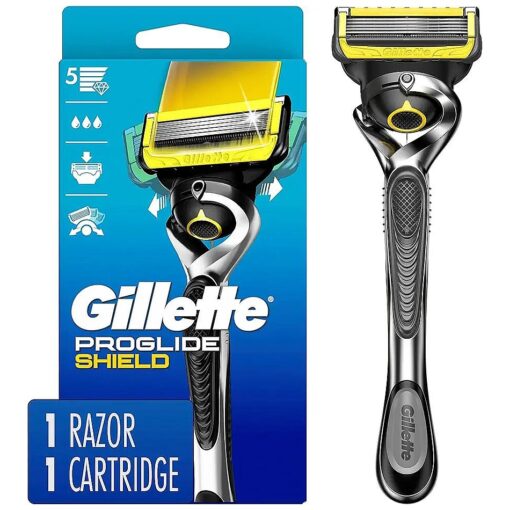 Gillette ProGlide Shield Razor for Men, Handle + 1 Blade Refill