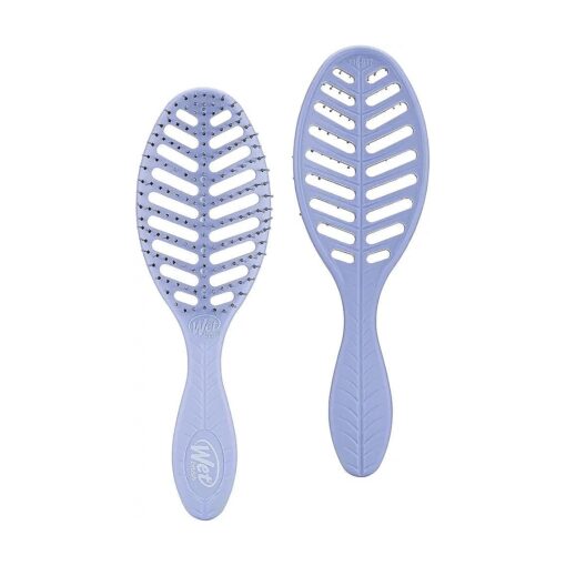 Wet Brush Go Green Speed Dry Hair Brush, Purple - Vented Design & Ultra Soft HeatFlex Bristles - Ergonomic Handle Manages Tangle & Uncontrollable Hair - Pain-Free Hair Accessories