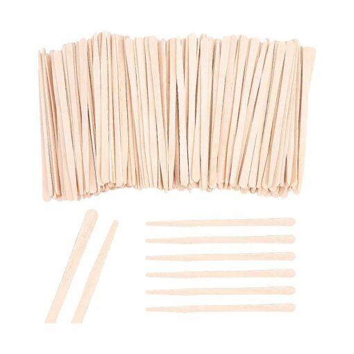 1200Pcs Eyebrow Wax Sticks Wood Waxing Sticks Wax Spatula Applicator for Body Hair Eyebrow Lip Nose Brow Removal