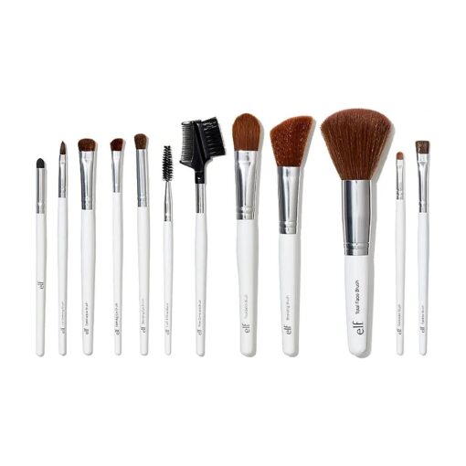 e.l.f, Professional Vegan Makeup Tools, For Expert Blending, Contouring & Highlighting, Pack of 12