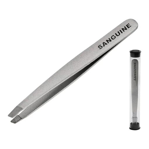 Sanguine Tweezers - Slant Tip - Stainless Steel