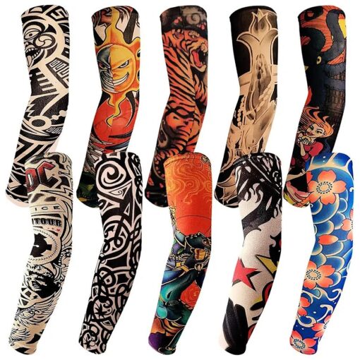 Aresvns Tattoo sleeves cover for men and women, Arm Sleeves UV Sun Protection