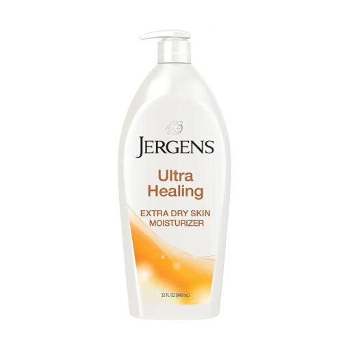 Jergens Ultra Healing Dry Skin Moisturizer, Body and Hand Lotion for Dry Skin, for Quick Absorption into Extra Dry Skin, with HYDRALUCENCE blend, Vitamins C, E, and B5, 32 Ounce