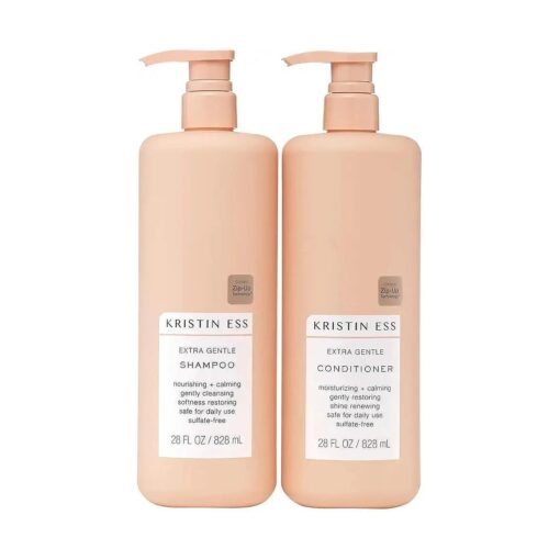 Kristin Ess Extra Gentle Shampoo and Conditioner, 28 fl oz, 2-pack