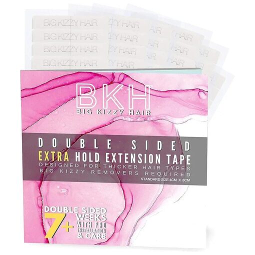 Hair Extensions Tape - Extra Hold Double Sided - Fits Most Tape in Hair Extensions, 4cm x .8cm Tape for Extensions, Professional Extension Tape