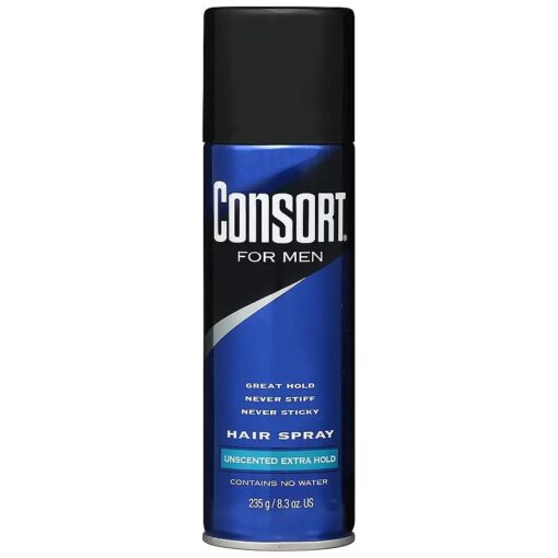 For Men Hair Spray Unscented Extra Hold 8.30 oz ( Pack of 6 )