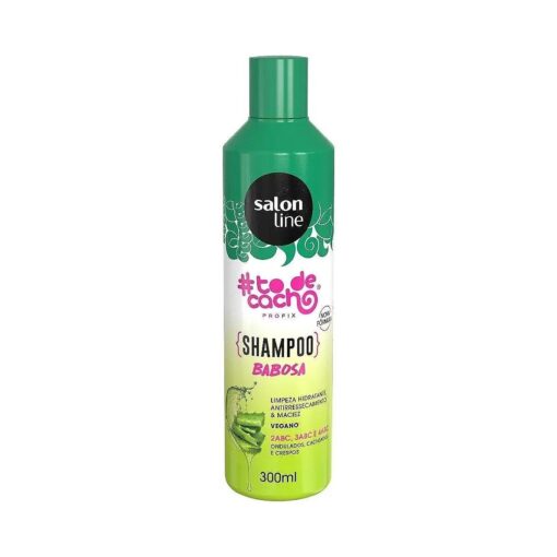 Salon Line Linha Tratamento ( # ToDeCacho ) Shampoo de Babosa ( Limpeza Poderosa ) 300 Ml Treatment ( # IHaveCurls ) Collection - Powerful Cleansing Alove Vera Shampoo 10.14 Fl Oz