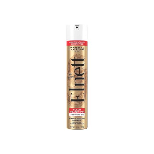 Elnett Satin Extra Strong Hold Hairspray - Color Treated Hair 11 Ounce ( 1 Count ) ( Packaging May Vary )