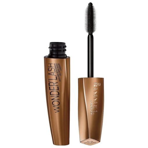 Rimmel London Wonder'Lash Mascara, Waterproof, Conditioning, Lightweight Feel, 003, Extreme Black, 0.2oz