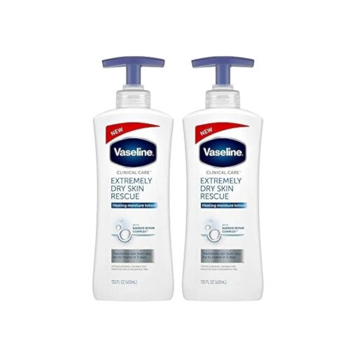 NEW Extremely Dry Skin Rescue Body Lotion Healing Moisture Lotion 13.5 FL OZ ( 400ml ) - 2-PACK