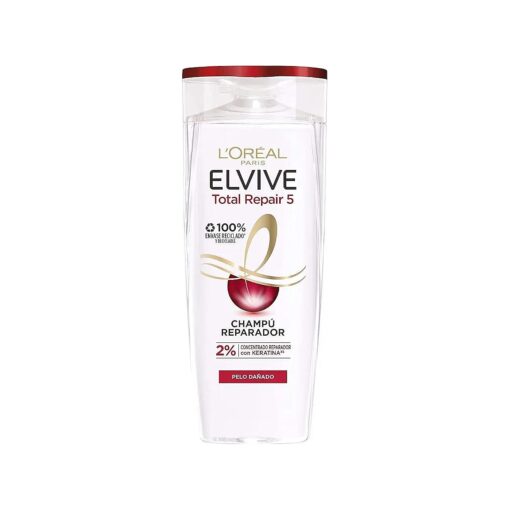 Elvive L'Oreal Paris Total Repair 5 Repair Shampoo for Damaged Hair - 285 ml