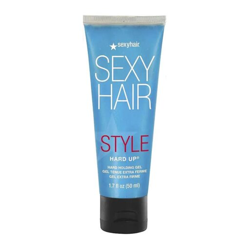 SexyHair Style Hard Up Hard Holding Gel | Extreme Hold | Non-Flaking Formula | All Hair Types