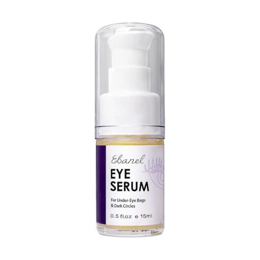 Ebanel Peptides Eye Serum, Dark Circles Under Eye Treatment for Women and Men, Under Eye Bags Puffiness Remover, Eye Lifting and Firming Serum with Wine Extract, Lavender Extract, Olive Leaf Extract