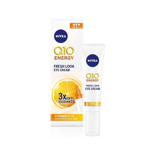 NIVEA Q10 plusC Anti-Wrinkle + Energy Eye Cream 1er Pack ( 1 x 15 ml )