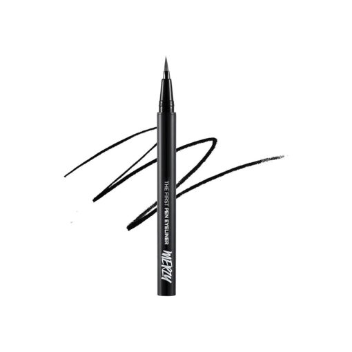 MERZY The First Pen Liquid Eye Liner | Waterproof Eyeliner, Long Lasting, Smudge-Resistant, High-Intensity Color | ( P1, Black, OREO )