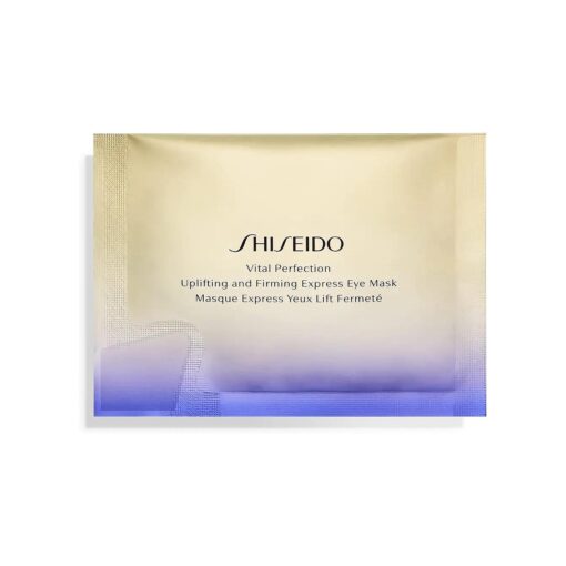 Shiseido Vital Perfection Uplifting and Firming Express Eye Mask - 12 Sets of Two Eye Masks - Pure Retinol Under-Eye Mask That Visibly Lifts & Firms - Targets Dark Circles & Under-Eye Bags