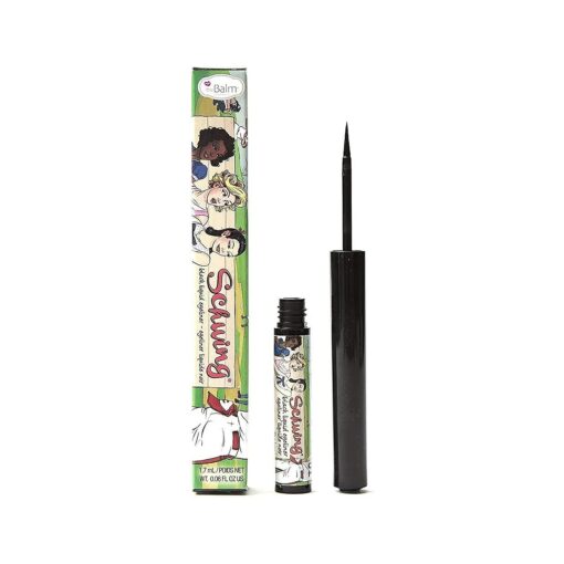 theBalm Schwing Liquid Eyeliner, Black, Matte Finish, 0.05 Fl Oz ( Pack of 1 )