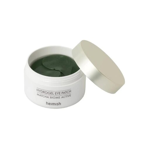 HEIMISH Matcha Biome Hydrogel Eye Patch ( 60ea ) | Eye Patch for Swollen Eyes and Wrinkles | Matcha, flawless skin, Calming, for Swollen Eyes, Antioxidant, Soothing, Vitamins, Kbeauty