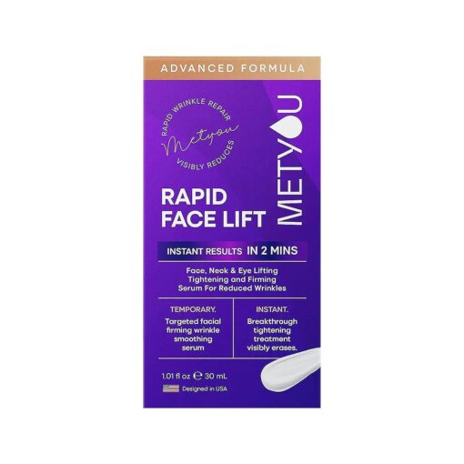 Instant Rapid Face Lift Cream : Temporary Eye Tightener Instant Wrinkle Remover For Face Instant Firming Eye Cream Instant Eye Bag Remover Puffiness - 60 Second Eye Effects 15g