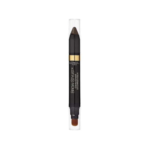 L'Oreal Paris Brow Stylist Kabuki Blender Brow Crayon, Brunette, 0.05 oz .