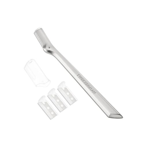 Tweezerman Eyebrow Razor with 3 Replacement Blades and Safety Cap