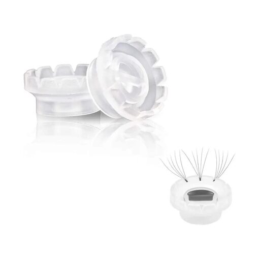 400 Pcs Eyelashes Extension Volume Lashes Fan Blossom Cups, Quick Blossom Cup, Glue Holder and Lash Organizer Tool, for Eyelash Grafting, Nail Art, Quick Volume Lash