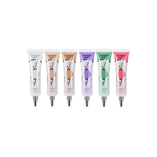 Eyeshadow Makeup Primer, COOSA 6 Colors Liquid Matte Eyeshadow Primer Waterproof Long Lasting Eyeshadow Primer Base Makeup Set