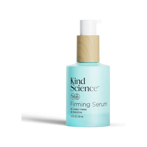 Kind Science by Ellen DeGeneres Face Firming Serum - Hyaluronic Acid Serum for Face Visibly Firms & Smooths Laugh Lines & Wrinkles - Face Serum for Women is Gentle for Sensitive Skin, 1 fl oz