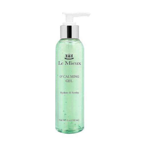 Le Mieux O2 Calming Gel - Conductive Facial Gel with Aloe - Soothe Mild Visible Irritation & Redness - Hydrating Hyaluronic Acid Gel for Microcurrent Devices - No Parabens or Sulfates ( 6 oz / 180 ml )