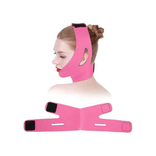 Face Slimming Belt, Bandage Belt Mask Face-Lift Double Chin Skin Strap for Women Ideal Gift