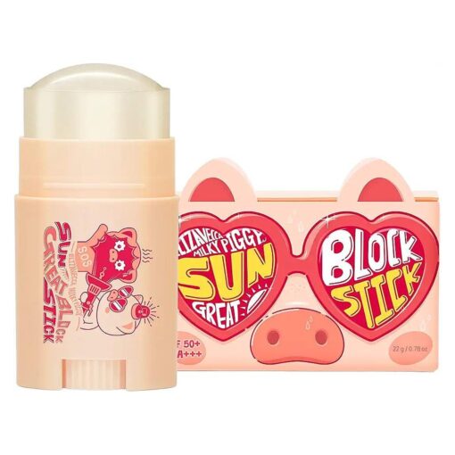 Milky Piggy Great Block Stick Spf 50+ PA+++ | Protection for Face | How to Use Stick for Face | Protection for Face |