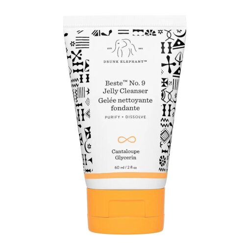 Drunk Elephant Beste No, 9 Jelly Cleanser - 2 fl oz ( 60 mL ) - Gentle Face Wash and Makeup Remover for All Skin Types