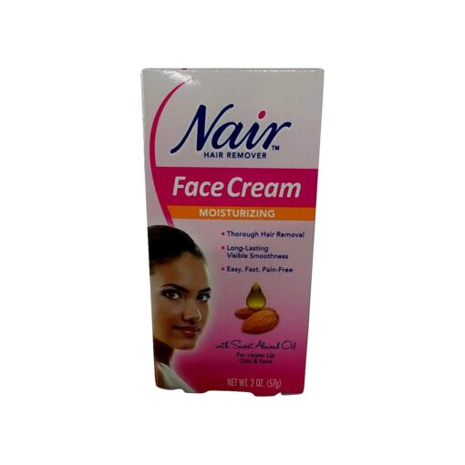 Nair Hair Removal Cream for Face with Special Moisturizers, 2-Ounce Bottles ( Pack of 4 )