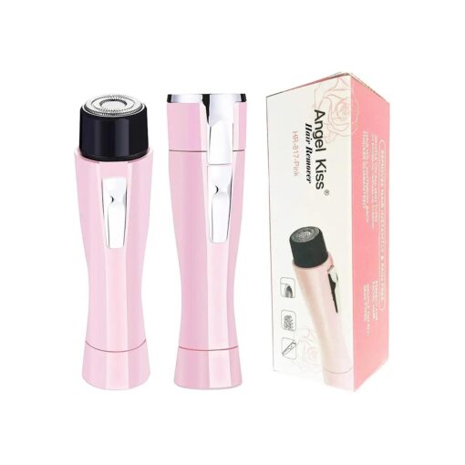 Facial Hair Removal for Women, Angel Kiss Women 's Face Painless Hair Remover Shaver ( Pink )