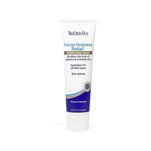 TriDerma Facial Redness Relief Gentle Face Cream ( 3.3 Ounces )