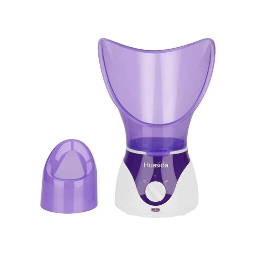 Facial Steamer Personal Steam Inhaler Sauna Facial Steamer Hot Mist Moisturizing Beauty Instrument Rejuvenate and Hydrate Your Skin ( Purple )