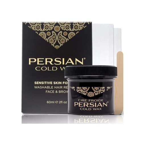 Persian Cold Wax Facial & Eyebrow Hair Remover, 2 Fl.Oz