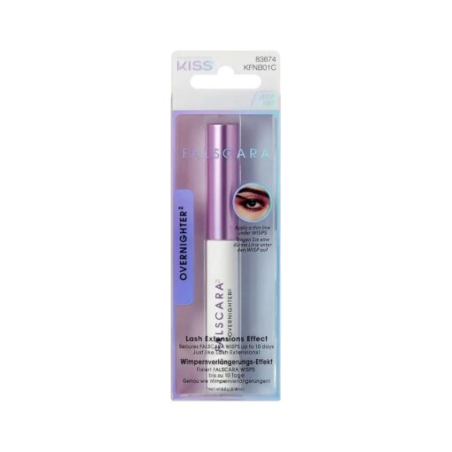 Kiss Falscara Eyelash Overnighter 0.18 Ounce ( Pack of 2 )