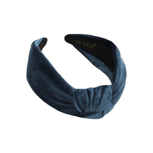 Headbands for Women are Classy, Blue Headband is Chic, Velvet Knotted Headband for Women is Trendy Velvet Top Knot Headband Fashion Designer