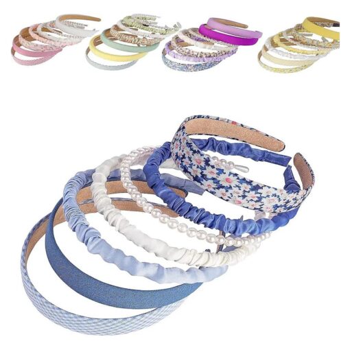 Fashion Headbands Pearl Hairband Non-slip Bands Hair Accessories for Women Girls, Different Pattern